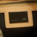 Fendi Zucchino Canvas Beige Shoulder Bag #9235 by Bolt Boutique
