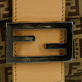 Fendi Zucchino Canvas Beige Shoulder Bag #9235 by Bolt Boutique