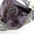 Fendi Zucchino Canvas Cuoio Small Chef Pocket Clutch Bag #2295 by Bolt Boutique