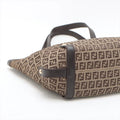 Fendi Zucchino Canvas &amp; Leather Shoulder bag Brown 8BH196 #2328 by Bolt Boutique
