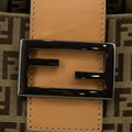 Fendi Zucchino Mamma Bucket Canvas x Leather Pochette Bag #2530 by Bolt Boutique