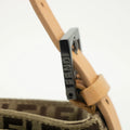 Fendi Zucchino Mamma Bucket Canvas x Leather Pochette Bag #2530 by Bolt Boutique