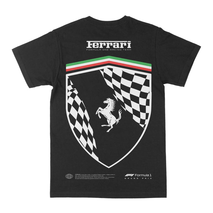 Ferrari Logo Graphic Tee by Obsessed with graphic tees