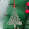 Festive Christmas Tree Pendant - Metal Hanging Ornament for Scene Decor by DailySale