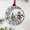 Festive Christmas Tree Pendant - Metal Hanging Ornament for Scene Decor by DailySale