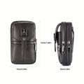 Men’s Genuine Leather Waist Bag Wallet by DailySale