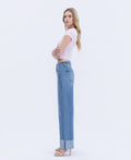 Mia High Rise Cuffed Wide Jeans by Boutique 23