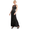 Adrianna Papell Beaded Illusion Mermaid Gown, Size 14 by Vanessa Jane