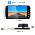 FHD 1080P Dash Cam 4" Screen Dual Cameras by DailySale