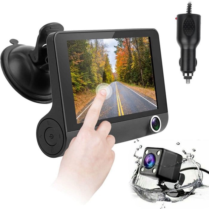 FHD 1080P Touchscreen Car DVR Dash Camera by DailySale