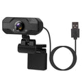 FHD 1080P USB Webcam with 360° Rotatable Clip by DailySale