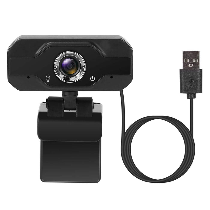 FHD 1080P USB Webcam with 360° Rotatable Clip by DailySale