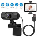 FHD 1080P USB Webcam with 360° Rotatable Clip by DailySale