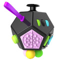 Fidget Dodecagon ‚Äì12-Side Fidget Cube Relieves Stress and Anxiety Anti Depression Cube by DailySale