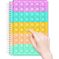 Fidget Spiral Notebook Push Pop Bubble Fidget Sensory Toy by DailySale
