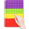 Fidget Spiral Notebook Push Pop Bubble Fidget Sensory Toy by DailySale
