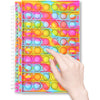 Fidget Spiral Notebook Push Pop Bubble Fidget Sensory Toy