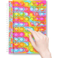 Fidget Spiral Notebook Push Pop Bubble Fidget Sensory Toy by DailySale
