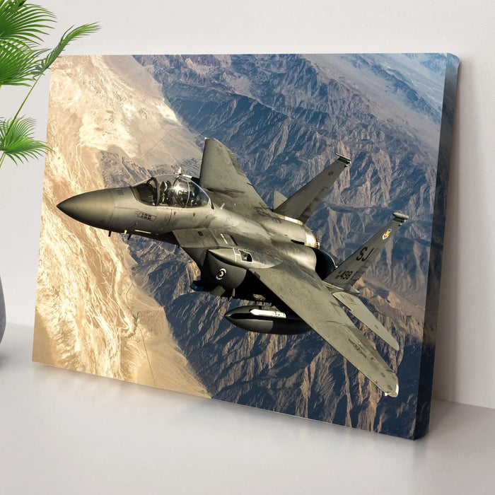 Fighter Plane Canvas Wall Art by Tailored Canvases
