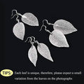 Filigree Long Leaf Dangle Earrings by DailySale