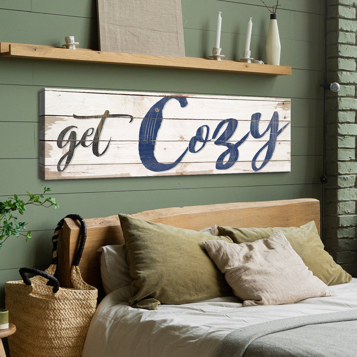 Get Cozy Sign II by Tailored Canvases