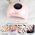 FINATE 72W UV LED Gel Nail Lamp by DailySale