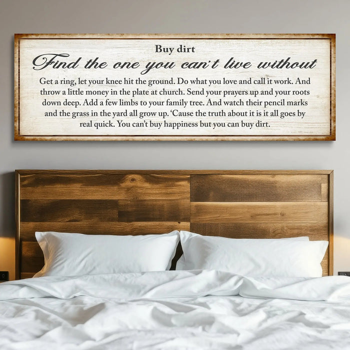 Find The One You Can't Live Without Family Sign II by Tailored Canvases