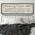 Find The One You Can't Live Without Family Sign III by Tailored Canvases
