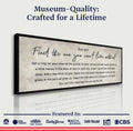 Find The One You Can't Live Without Family Sign III by Tailored Canvases