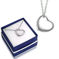 Fine Classic Heart Necklace In a Box by DailySale