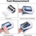 Fingertip Pulse Oximeter Blood Oxygen Meter SpO2 Heart Rate Monitor by DailySale