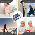 Fingertip Pulse Oximeter Blood Oxygen Meter SpO2 Heart Rate Monitor by DailySale