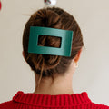Fir Real Large Flat Rectangle Hair Clip by TELETIES