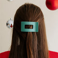 Fir Real Small Flat Rectangle Hair Clip by TELETIES