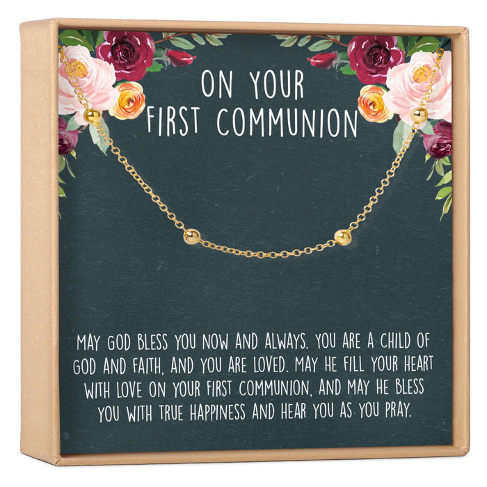 First Communion Bracelet by Dear Ava