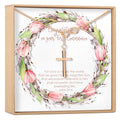First Communion Cross Necklace by Dear Ava