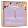 First Communion Cross Necklace by Dear Ava