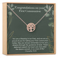First Communion Tree Necklace by Dear Ava