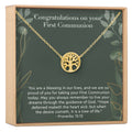First Communion Tree Necklace by Dear Ava