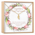 First Communion Wing Necklace by Dear Ava