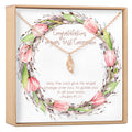 First Communion Wing Necklace by Dear Ava
