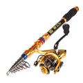 Fishing Rod and Reel Combo Telespin Rod by DailySale