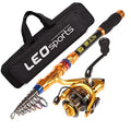 Fishing Rod and Reel Combo Telespin Rod by DailySale