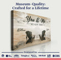 Fishing Themed We Got This Couple Sign by Tailored Canvases