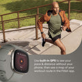 Fitbit Sense Advanced Smartwatch with Tools for Heart Health by DailySale