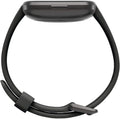 Fitbit - Versa 2 Smartwatch 40mm Aluminum - Black/Carbon with Silicone Band by DailySale