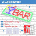 FITNATE 3D Art USB Powered LED Open Display Board Decorate by DailySale