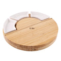 Fitnate Rotatable Round Cheese Cutting Board by DailySale