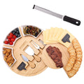 Fitnate Rotatable Round Cheese Cutting Board by DailySale