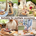 Fitnate Rotatable Round Cheese Cutting Board by DailySale
